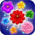 أيقونة البرنامج: Flower Match Blast  Garde…