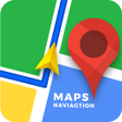 Navigation Voice Route  Driving Directions Maps icon