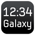 أيقونة البرنامج: Galaxy Clock Widget
