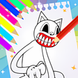 Иконка программы: Cartoon cat coloring book
