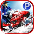 Snowmobile Racing Simulator Parking Games 2017