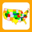 プログラムのアイコン：USA States  Capitals. 4 T…