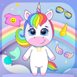 プログラムのアイコン：Unicorn Dress Up Avatar M…