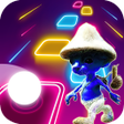 プログラムのアイコン：Smurf Cat tiles hop Music…