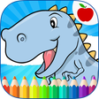 أيقونة البرنامج: Dinosaurs Coloring Book