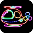 프로그램 아이콘: Magical Drawing Glow - Ki…