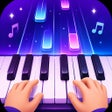 أيقونة البرنامج: Tiles Hop: Piano Music Ga…