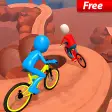 Uphill Stickman BMX Bicycle Stunts