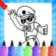 プログラムのアイコン：Coloring book little sing…