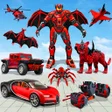 プログラムのアイコン：Fly Bat Robot Bike Transf…