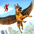 Flying Super Hero Dog Rescue icon
