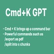 程序图标：Command K for ChatGPT - a…