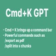 Command K for ChatGPT - add powerful commands