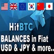 HitBTC balances in Fiat Currency