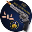 Pistol gunshot lock screen Sim icon