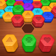 程序图标：Wood Hexa - Color Sort Pu…