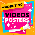 Video marketing poster maker