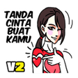 Icon of program: Stiker Cewe Romantis WASt…