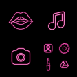 Wow Pink Venom Icon Pack