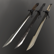 Fully Animated Dishonored 2 Folding Sword (U11)