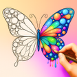 プログラムのアイコン：Butterfly Draw Step by St…