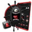 Icon of program: Black Monster Launcher Th…