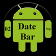 DateBar - date in status bar