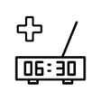 Иконка программы: Radio Alarm Clock clock r…