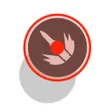 أيقونة البرنامج: Botón de bolitas - Roja  …