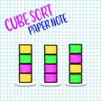 Symbol des Programms: Cube Sort Paper Note