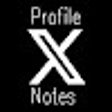 أيقونة البرنامج: X Profile Notes