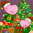 Иконка программы: Santa Hippo: Christmas Ev…