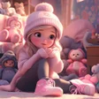 أيقونة البرنامج: Cute Doll Wallpaper