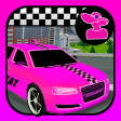 Pink Lady Crazy Taxi Driver 3D - New Car Game 2020
