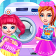 程序图标：Washing and ironing cloth…