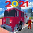 プログラムのアイコン：Fire Truck Driving Game 2…