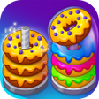 プログラムのアイコン：Donuts  Candies Sort Puzz…