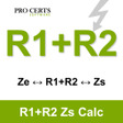 Programın simgesi: R1+R2 Zs Ze Calculator