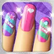 Glitter Nails Manicure Makeover Game for Girls