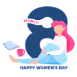 Womens Day Sticker for WhatsApp