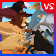 أيقونة البرنامج: Lion Fights Savannah Anim…