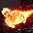 Flying Fire Super Hero Game 3D