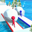 Ikona programu: Snow Race 3D: Ice Bridge …