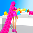 أيقونة البرنامج: Hair Long Challenge 3D