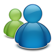 ไอคอนของโปรแกรม: Microsoft Messenger