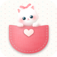 程序图标：카카오톡테마 - 포켓고양이 by.IMOB 카톡…