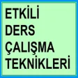 Etkili Ders Çalışma Teknikleri