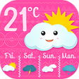 程序图标：Pink Weather Widget