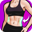 プログラムのアイコン：Flat Stomach Workout - Fi…