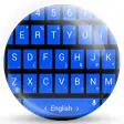 Keyboard Theme Tiles Blue